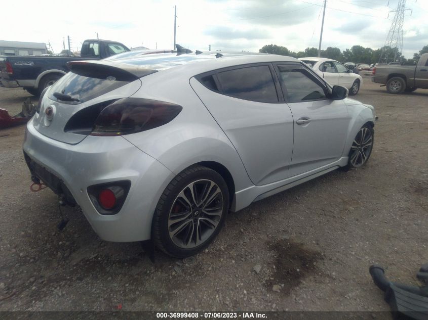 2017 HYUNDAI VELOSTER TURBO - KMHTC6AE3HU308622