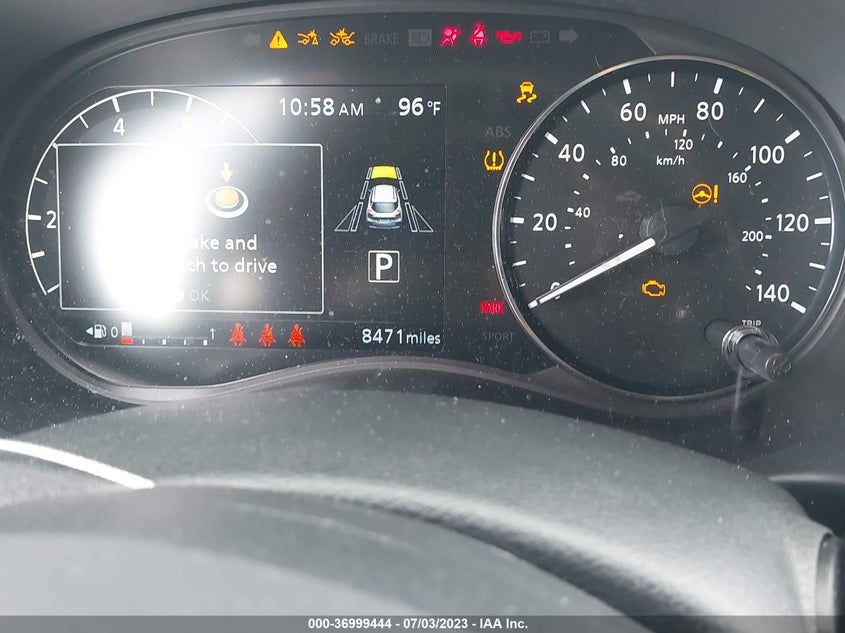 VIN 3N1CP5DV8PL477142 2023 NISSAN KICKS SR