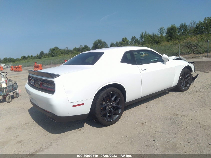 VIN 2C3CDZAG7NH258069 2022 DODGE CHALLENGER SXT