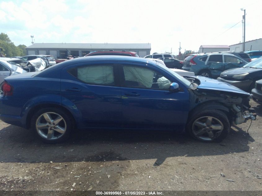 2013 DODGE AVENGER SXT - 1C3CDZCB1DN634191