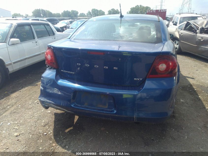 2013 DODGE AVENGER SXT - 1C3CDZCB1DN634191