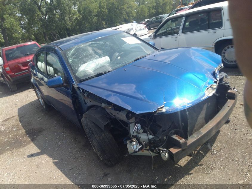 2013 DODGE AVENGER SXT - 1C3CDZCB1DN634191