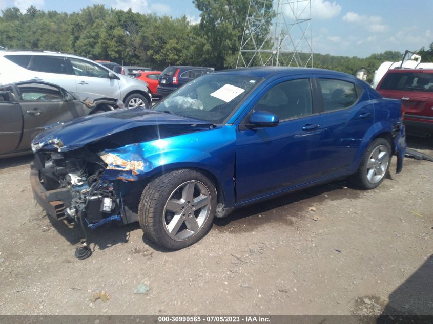 2013 DODGE AVENGER SXT - 1C3CDZCB1DN634191