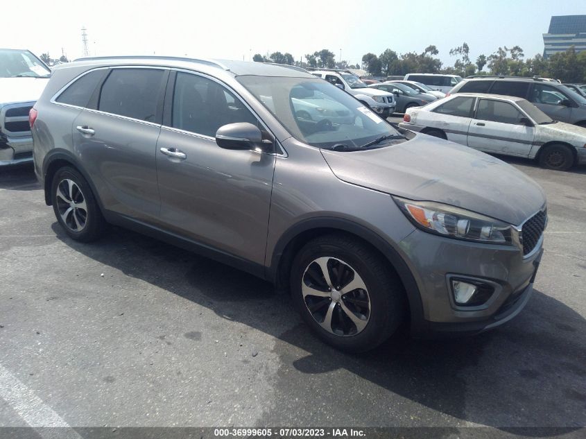 2016 KIA SORENTO EX - 5XYPH4A55GG106943