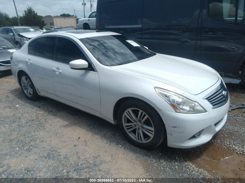 2013 INFINITI G37 SEDAN JOURNEY - JN1CV6APXDM711655