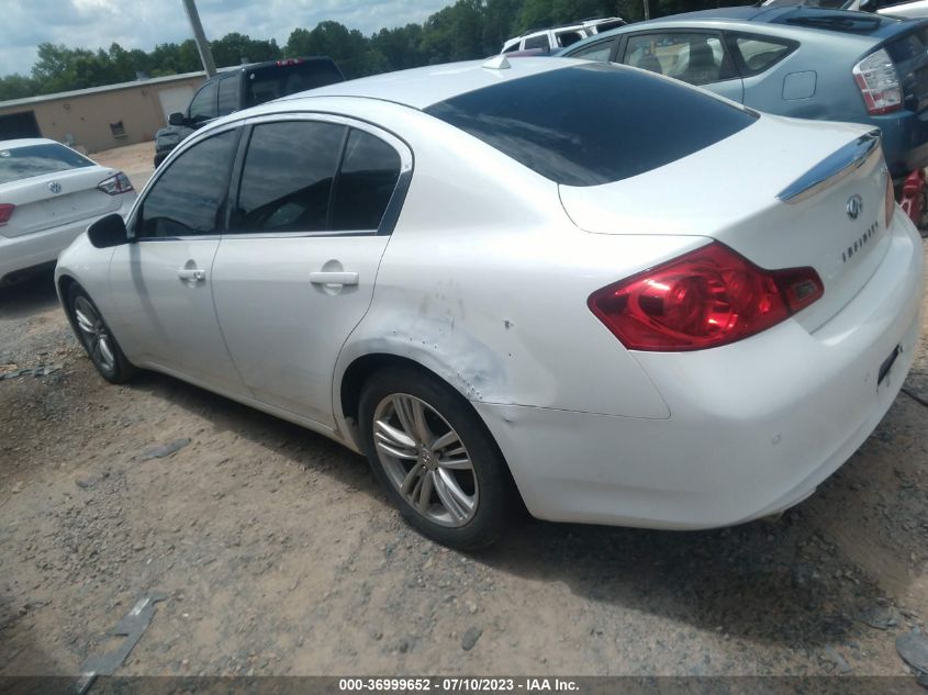 2013 INFINITI G37 SEDAN JOURNEY - JN1CV6APXDM711655