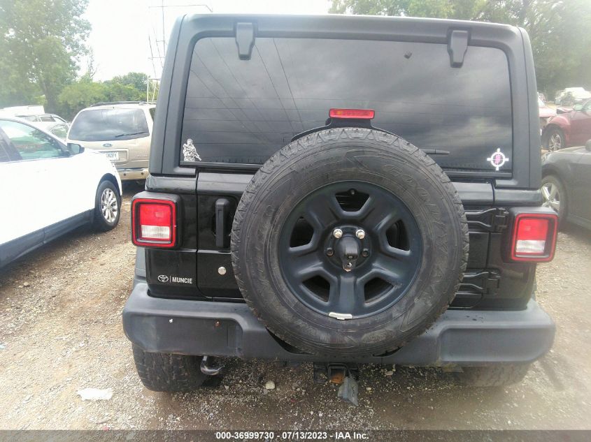 2018 JEEP WRANGLER UNLIMITED SPORT - 1C4HJXDG2JW171413