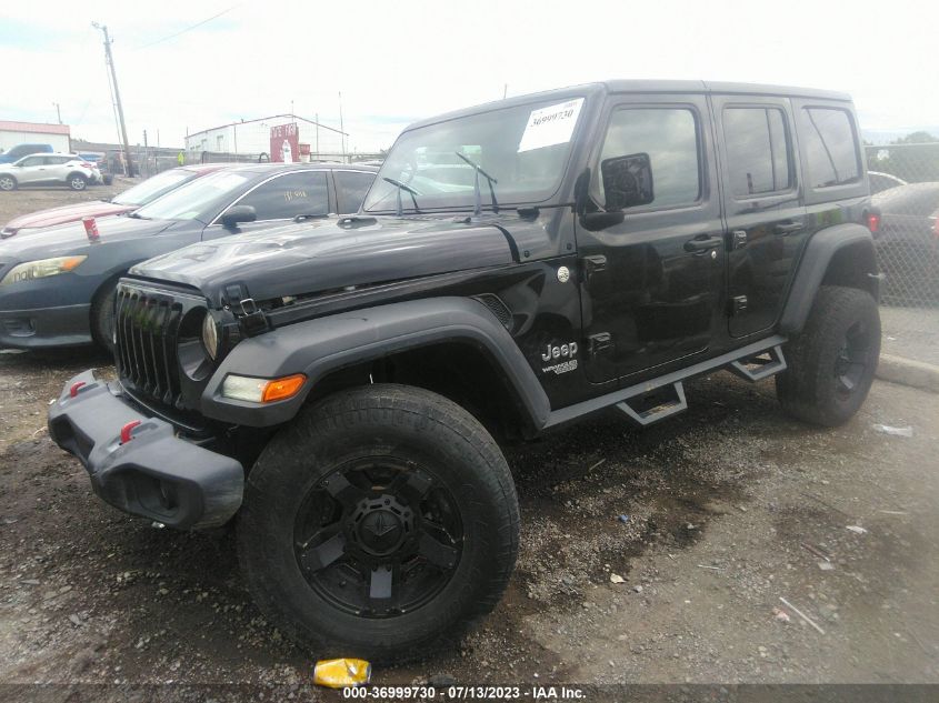 2018 JEEP WRANGLER UNLIMITED SPORT - 1C4HJXDG2JW171413