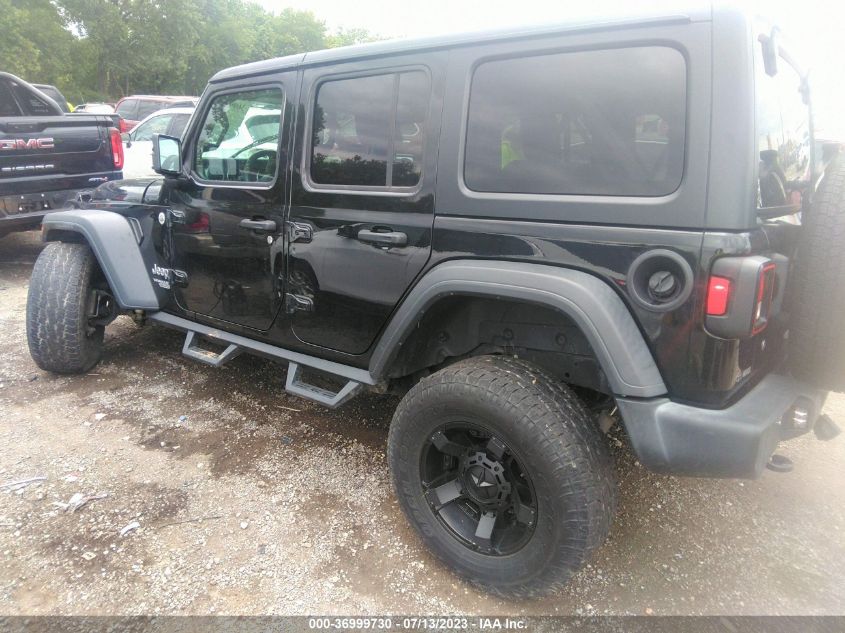 2018 JEEP WRANGLER UNLIMITED SPORT - 1C4HJXDG2JW171413