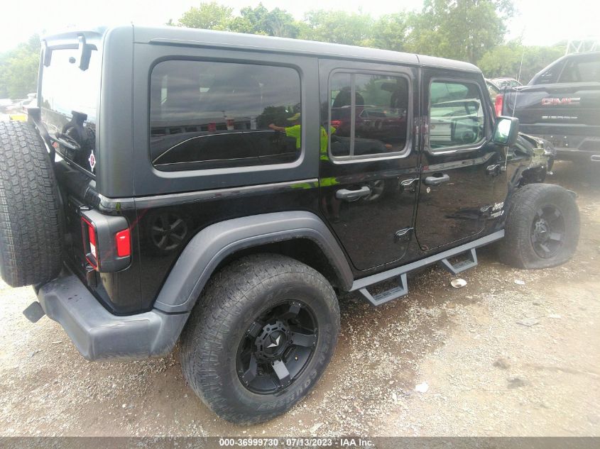 2018 JEEP WRANGLER UNLIMITED SPORT - 1C4HJXDG2JW171413