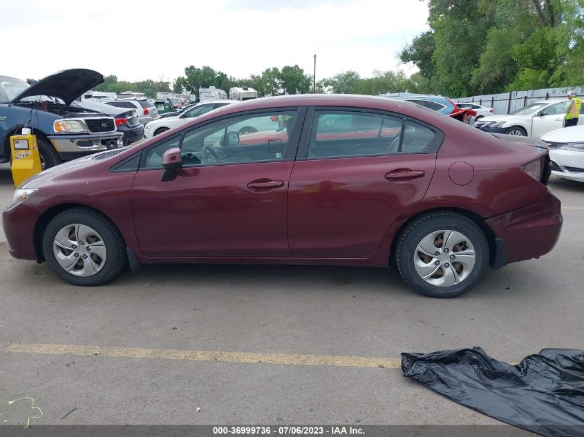 2013 HONDA CIVIC SDN LX - 2HGFB2F5XDH510989