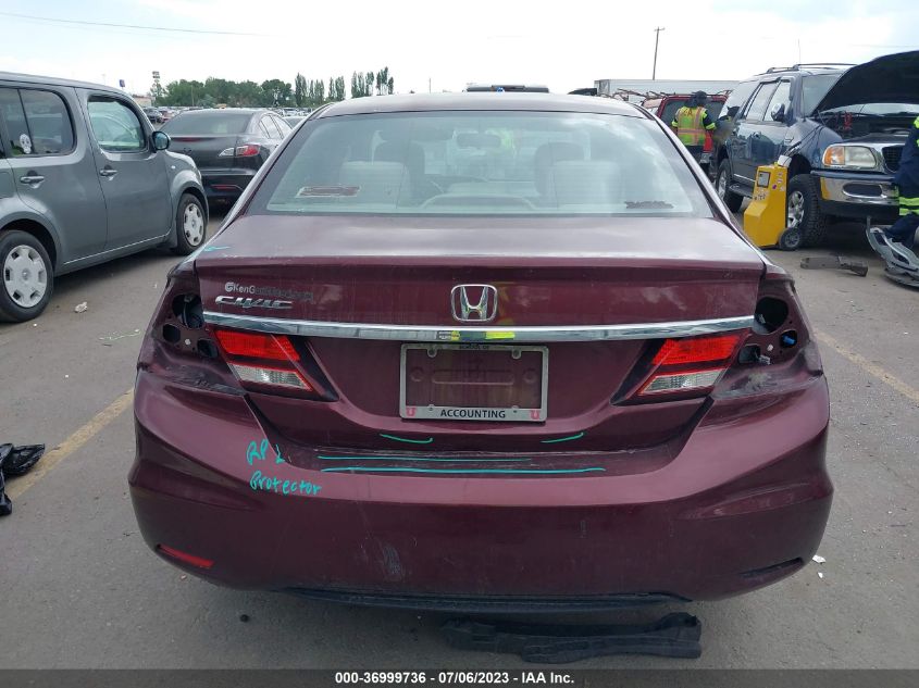 2013 HONDA CIVIC SDN LX - 2HGFB2F5XDH510989