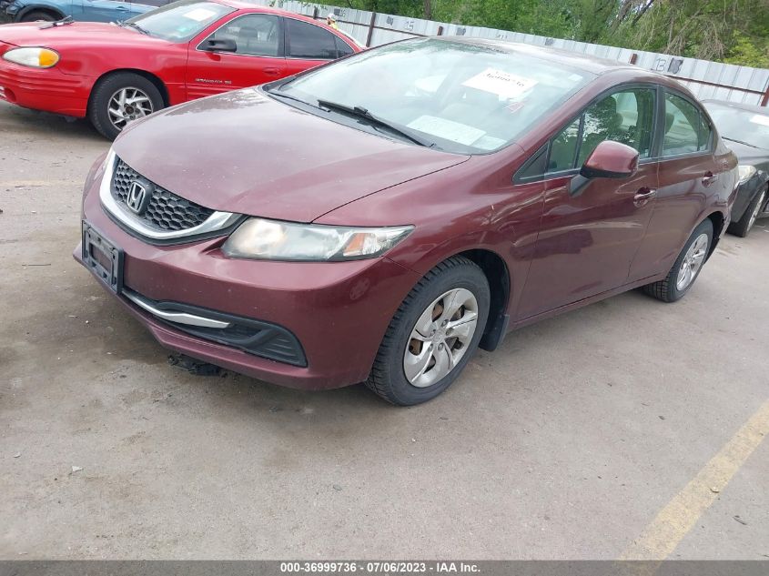 2013 HONDA CIVIC SDN LX - 2HGFB2F5XDH510989