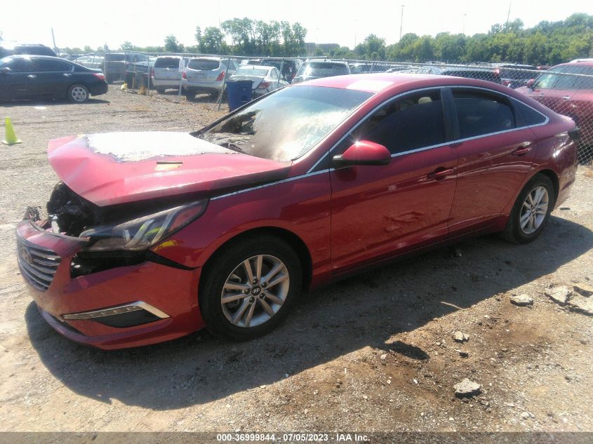 2015 HYUNDAI SONATA 2.4L SE - 5NPE24AFXFH184093