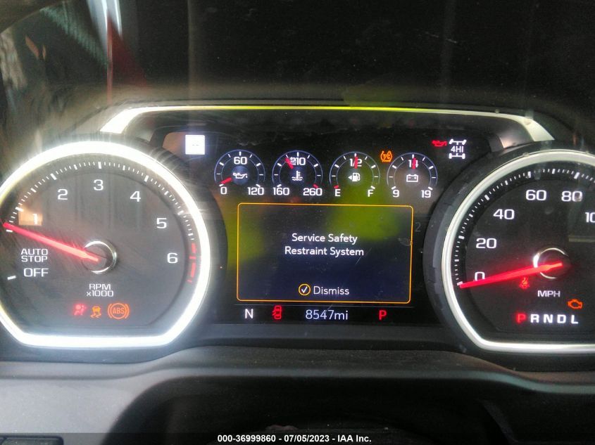 2022 CHEVROLET SILVERADO 1500 LTD LTZ 3GCUYGED7NG161494