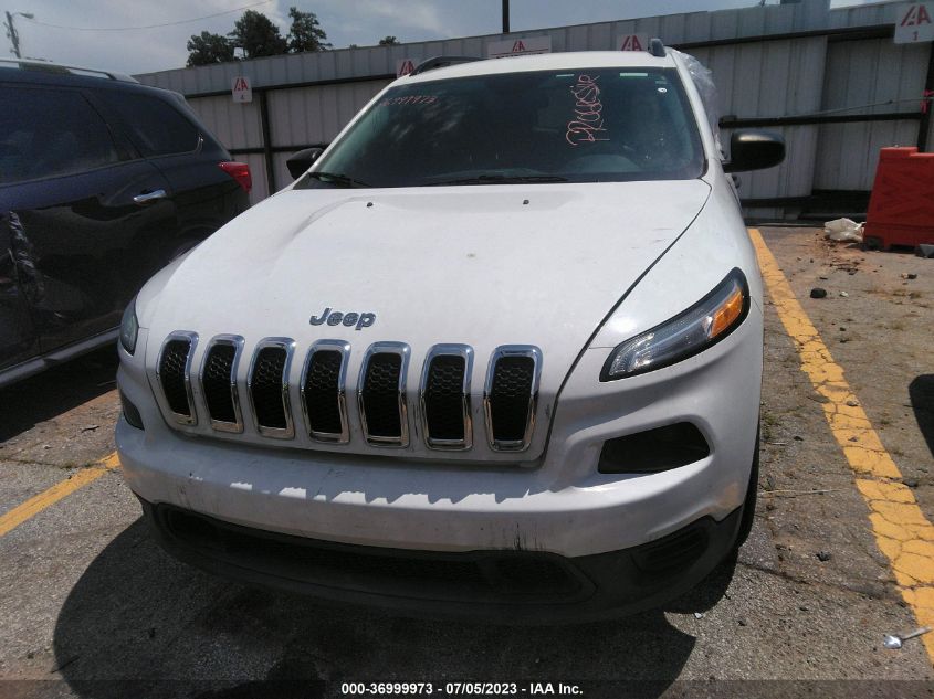 2016 JEEP CHEROKEE SPORT - 1C4PJLAB5GW347053
