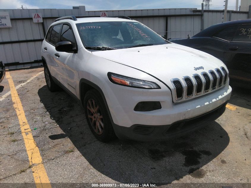 2016 JEEP CHEROKEE SPORT - 1C4PJLAB5GW347053