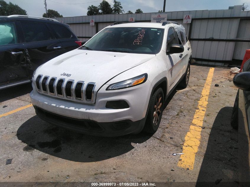 2016 JEEP CHEROKEE SPORT - 1C4PJLAB5GW347053