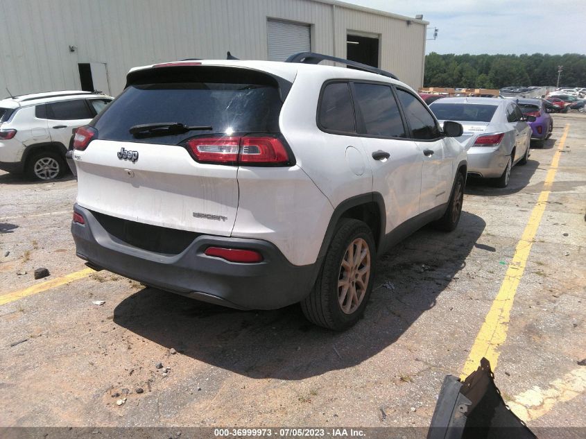 2016 JEEP CHEROKEE SPORT - 1C4PJLAB5GW347053