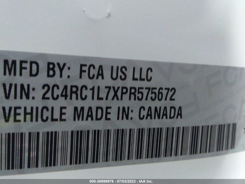 2023 CHRYSLER PACIFICA HYBRID TOURING L - 2C4RC1L7XPR575672