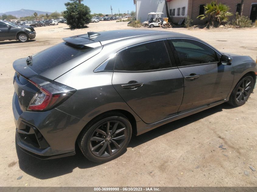 2021 HONDA CIVIC HATCHBACK EX - SHHFK7H65MU223016
