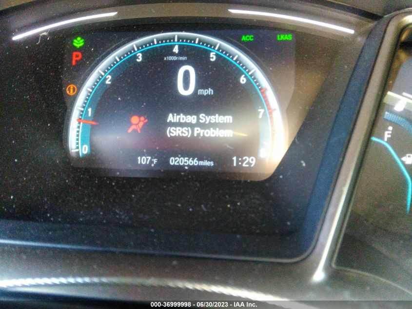 2021 HONDA CIVIC HATCHBACK EX - SHHFK7H65MU223016