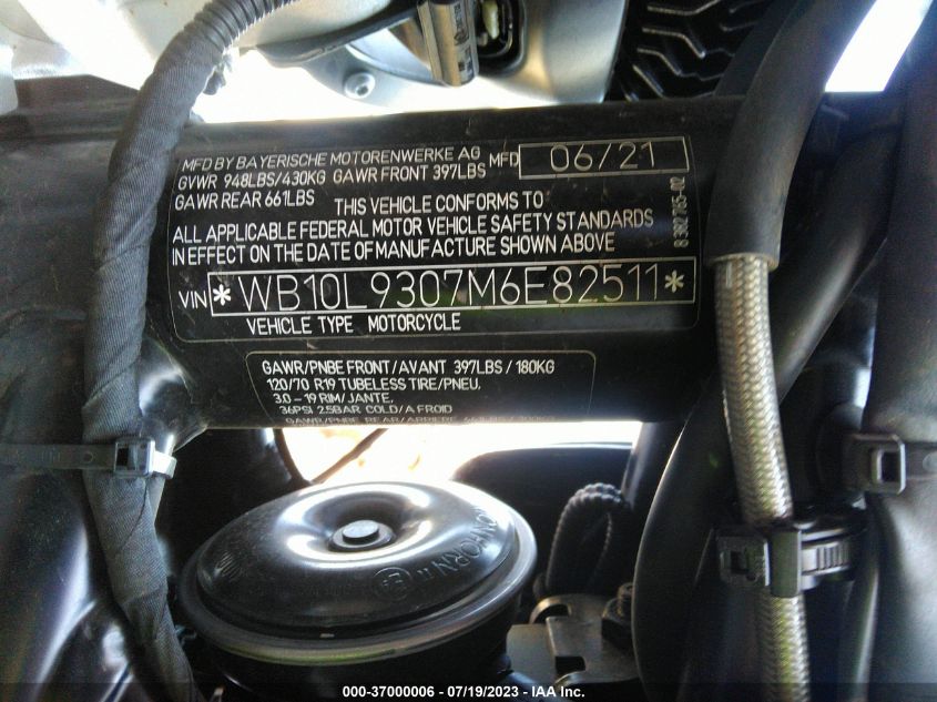 2021 BMW R NINE T URBAN G/S - WB10L9307M6E82511