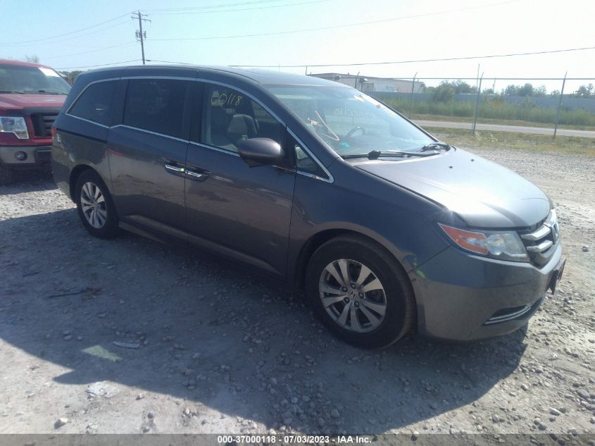 2016 HONDA ODYSSEY EX-L - 5FNRL5H69GB018691