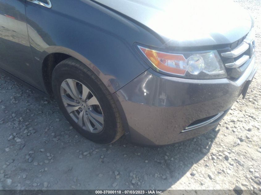 2016 HONDA ODYSSEY EX-L - 5FNRL5H69GB018691
