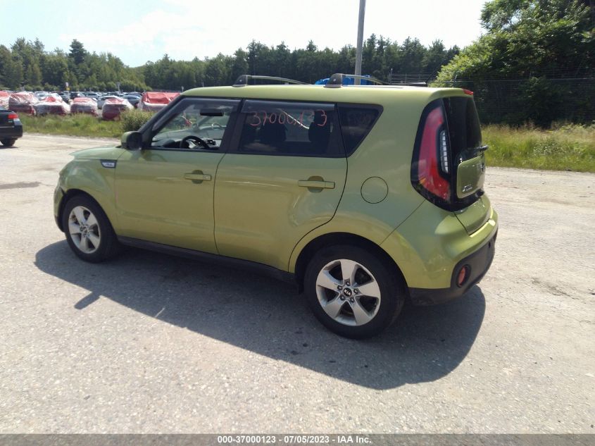 2018 KIA SOUL BASE - KNDJN2A22J7888809