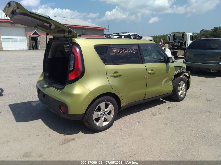 2018 KIA SOUL BASE - KNDJN2A22J7888809