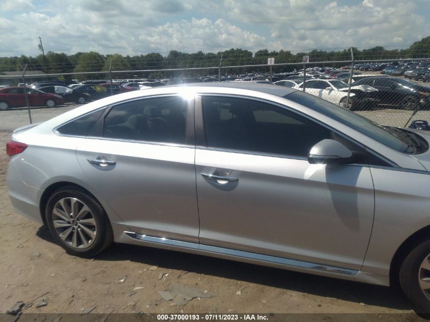 2015 HYUNDAI SONATA 2.4L SPORT - 5NPE34AF3FH042598