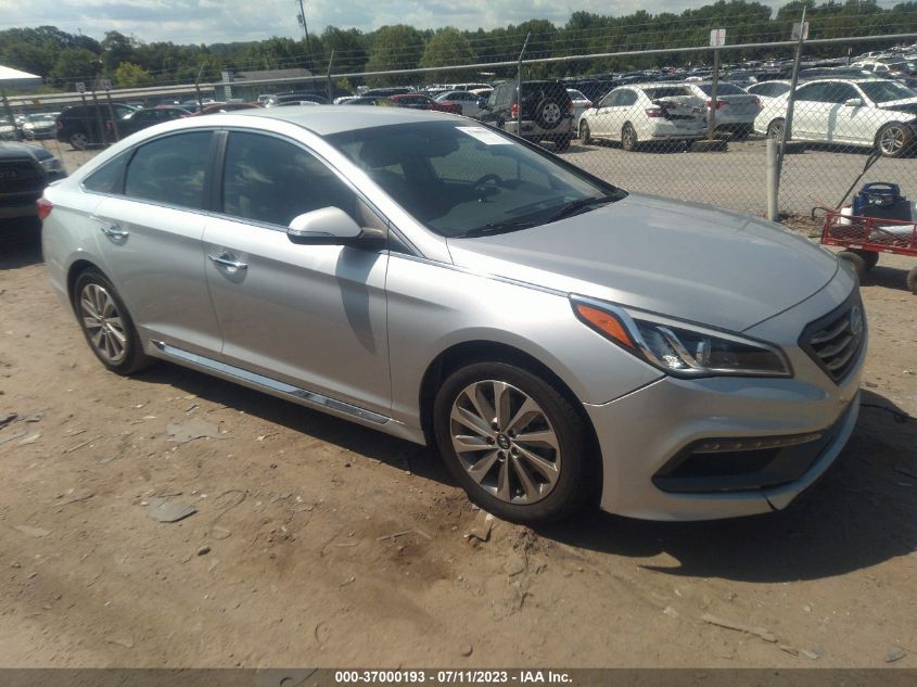 2015 HYUNDAI SONATA 2.4L SPORT - 5NPE34AF3FH042598