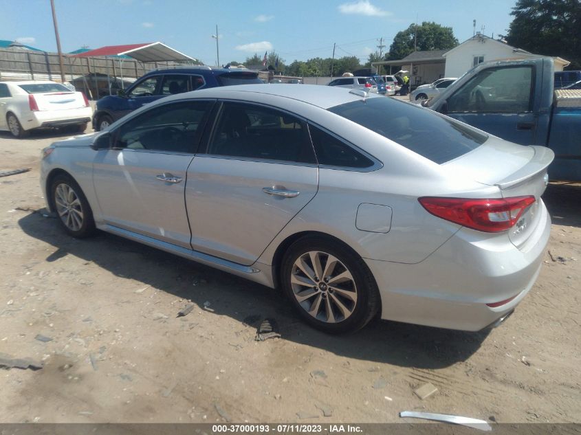 2015 HYUNDAI SONATA 2.4L SPORT - 5NPE34AF3FH042598