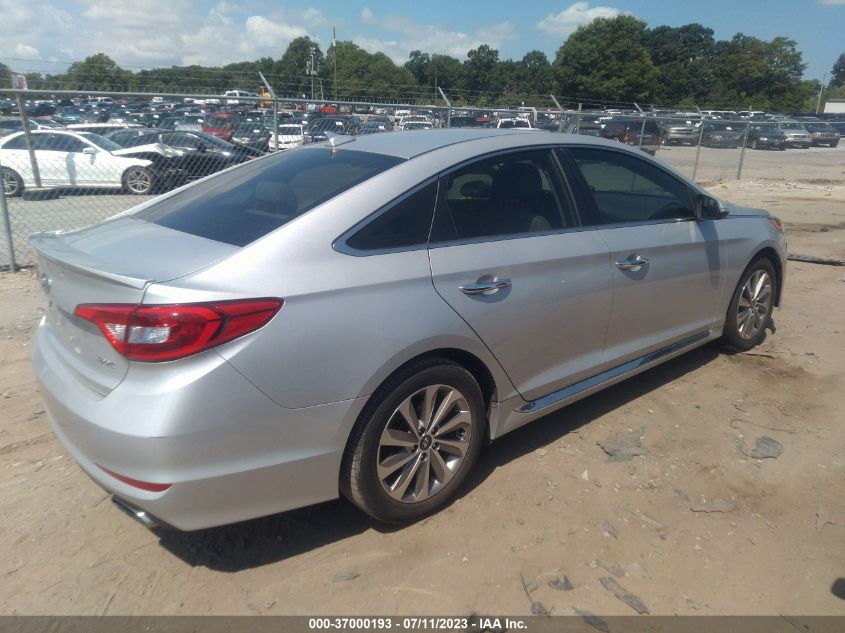 2015 HYUNDAI SONATA 2.4L SPORT - 5NPE34AF3FH042598