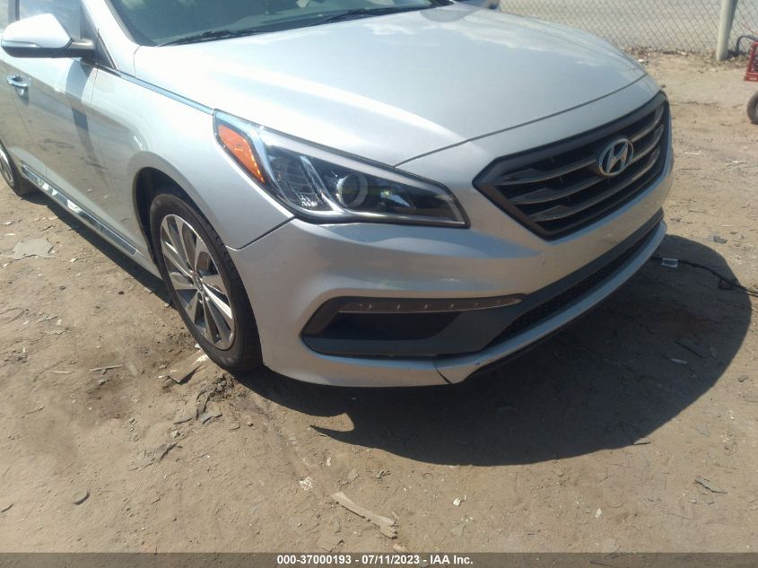 2015 HYUNDAI SONATA 2.4L SPORT - 5NPE34AF3FH042598
