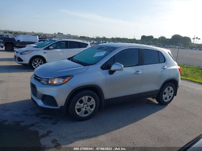 2017 CHEVROLET TRAX LS - 3GNCJKSBXHL287602