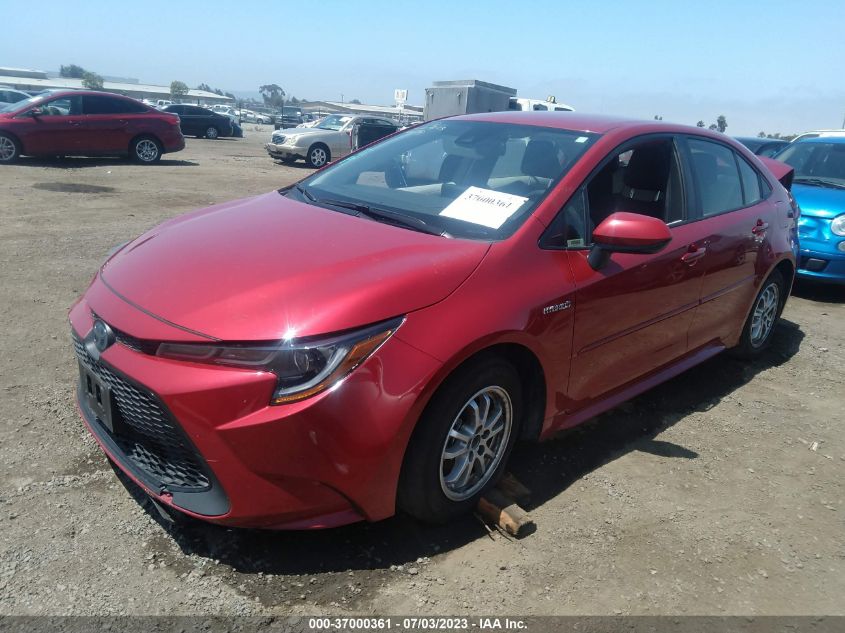 2020 TOYOTA COROLLA HYBRID LE - JTDEBRBE9LJ012174