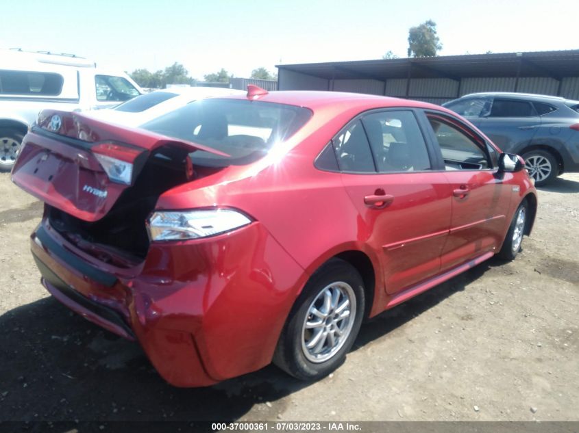 2020 TOYOTA COROLLA HYBRID LE - JTDEBRBE9LJ012174