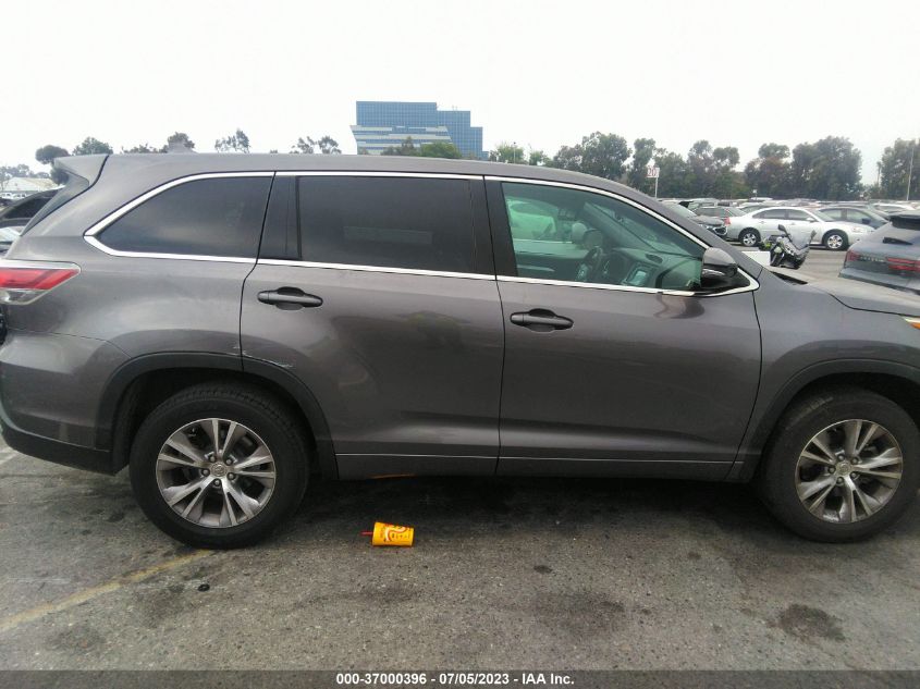 2015 TOYOTA HIGHLANDER LE - 5TDZKRFH5FS108123