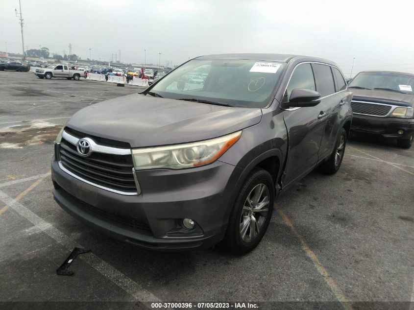 2015 TOYOTA HIGHLANDER LE - 5TDZKRFH5FS108123