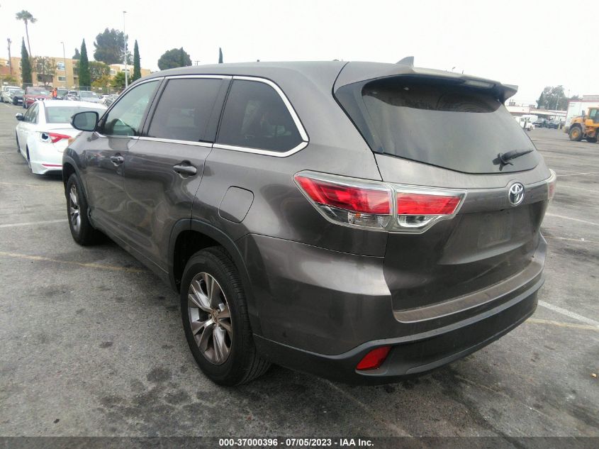 2015 TOYOTA HIGHLANDER LE - 5TDZKRFH5FS108123