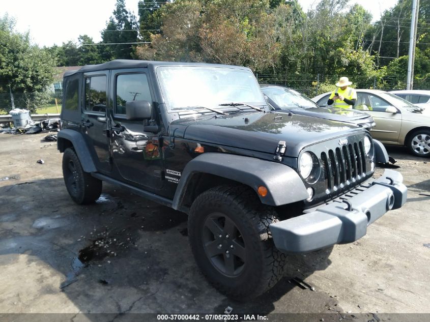2016 JEEP WRANGLER UNLIMITED SPORT - 1C4BJWDG6GL348300
