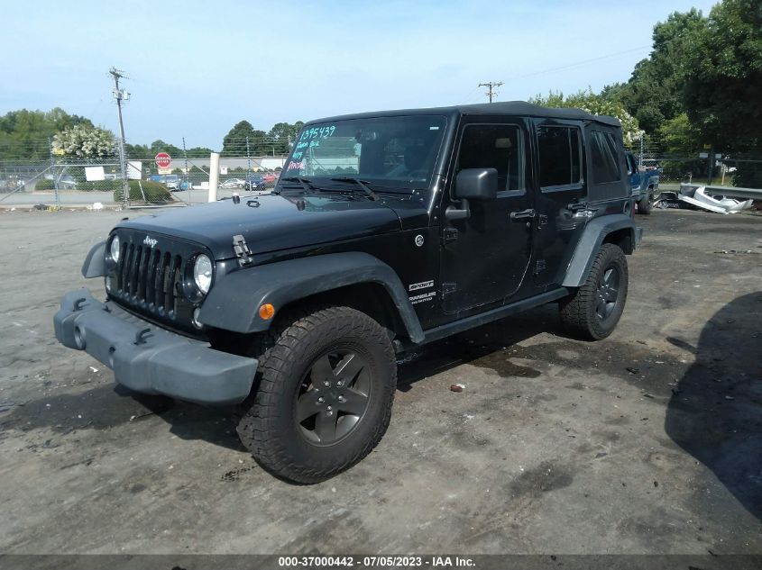 2016 JEEP WRANGLER UNLIMITED SPORT - 1C4BJWDG6GL348300