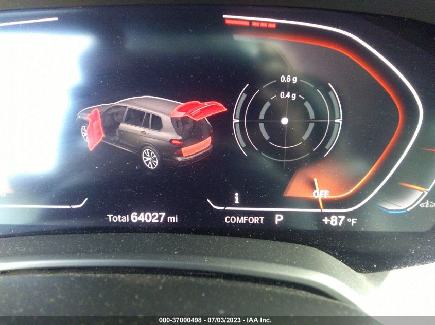 2019 BMW X7 XDRIVE40I 5UXCW2C57KL081397