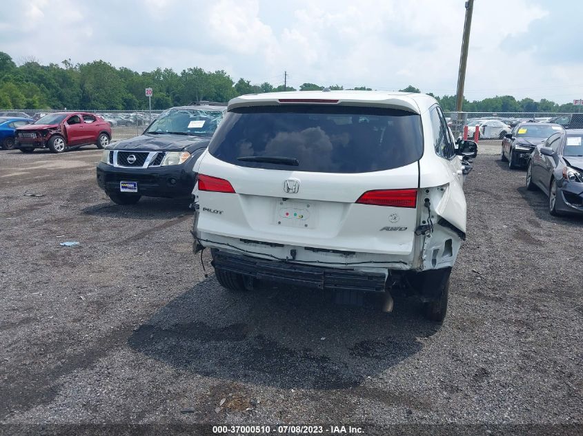 2017 HONDA PILOT EX-L - 5FNYF6H60HB022879