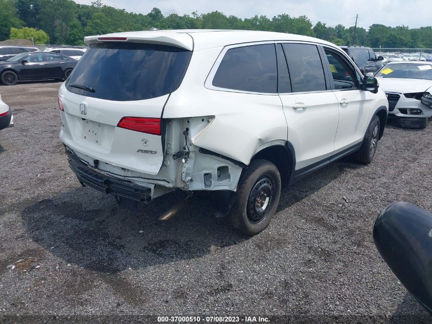 2017 HONDA PILOT EX-L - 5FNYF6H60HB022879