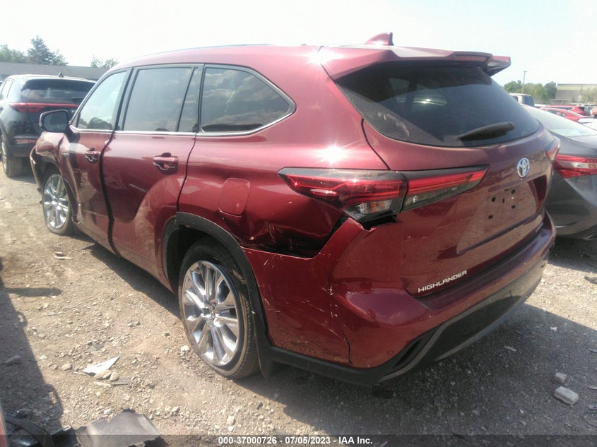 VIN 5TDDBRCHXLS010067 2020 TOYOTA HIGHLANDER HYBRID LIMITED
