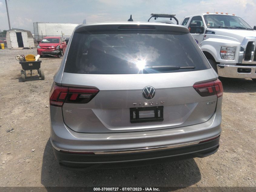 2022 VOLKSWAGEN TIGUAN SE - 3VV2B7AX0NM097052