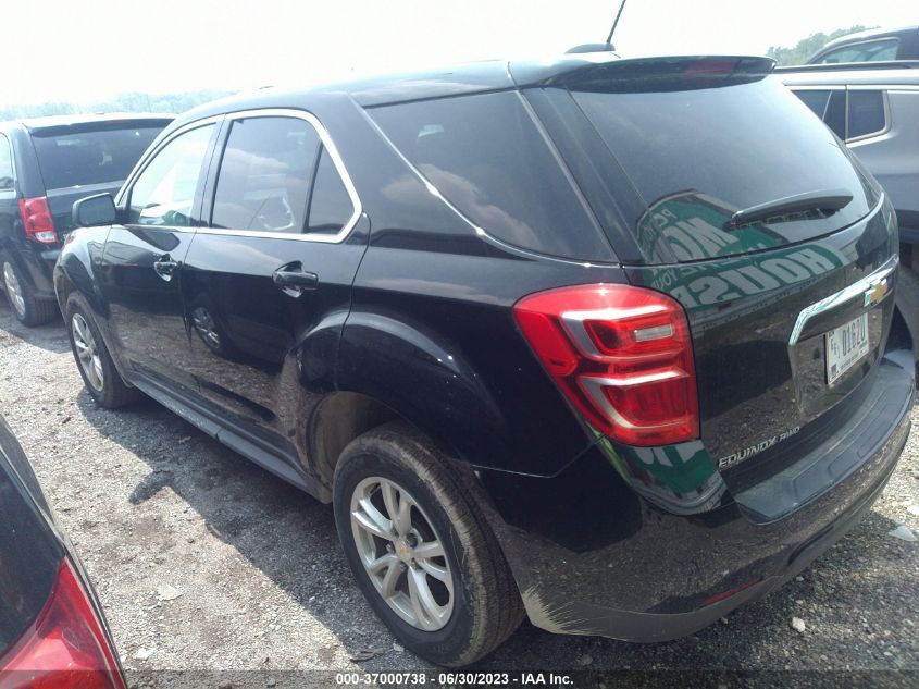 2017 CHEVROLET EQUINOX LS - 2GNFLEEK7H6312495